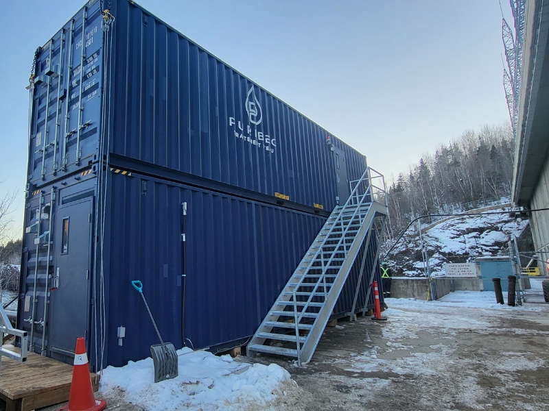 Containerized station Puribec real-time SCADA