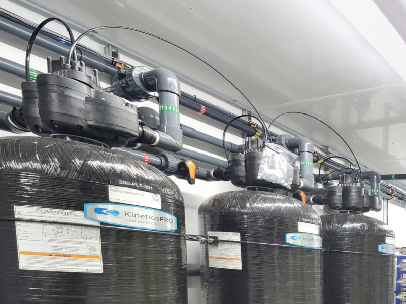 Laboratory Kinetico Hydrus softener