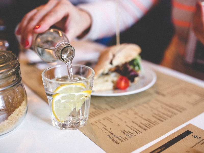Food service water safety and health compliance monitoring
