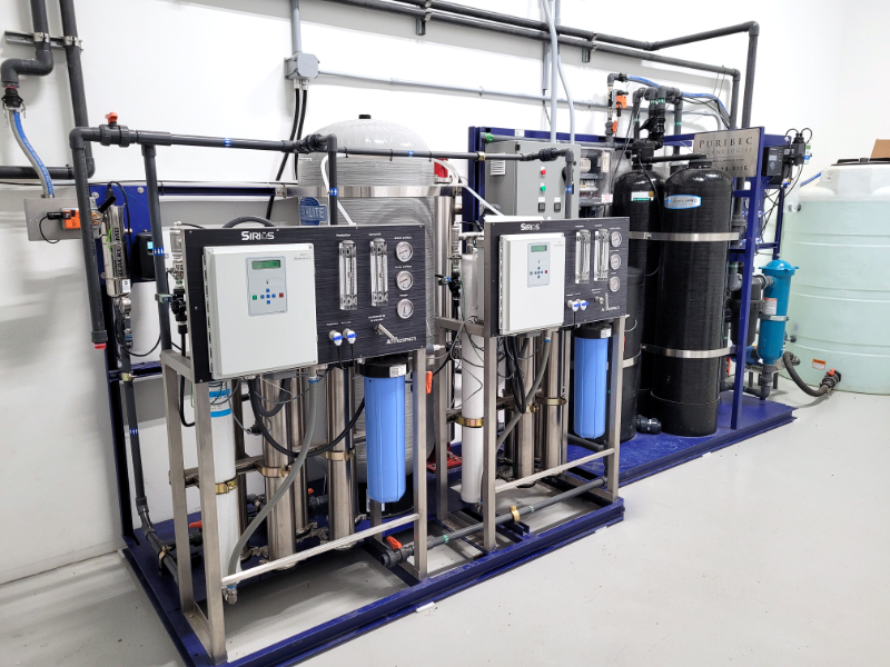 Sirius series reverse osmosis for well water treatment